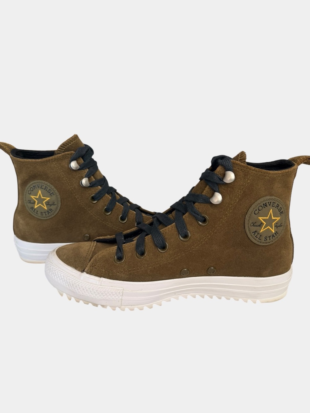 Converse Chuck Taylor All Star Hiker Hi Top Womens 6.5 Olive Green Suede 565238C